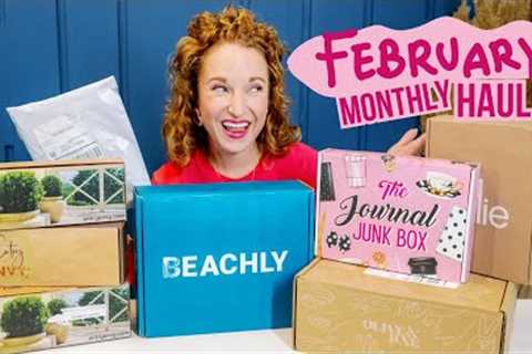 February Monthly Haul Subscriptions, Products &amp; more!