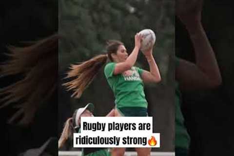 Rugby players are ridiculously strong🔥