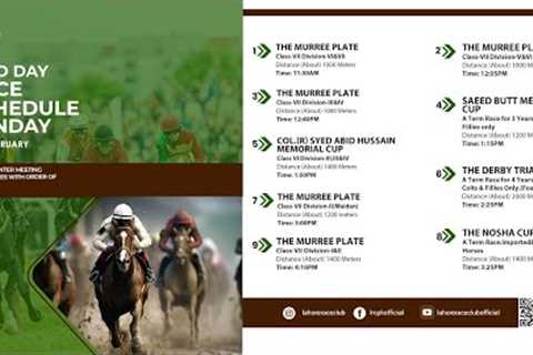LRC Live  - 23rd Day Lahore Winter Meeting 2024-2025 | Fabruary 02, 2025 #horse #race #horserace