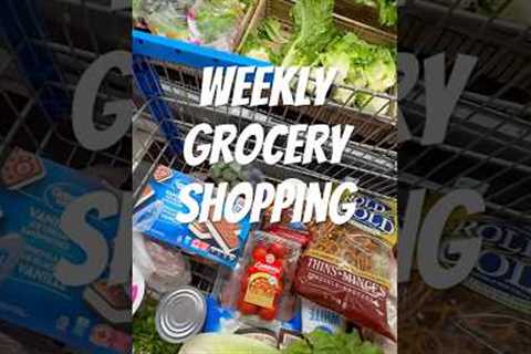 Weekly grocery shopping at Walmart 🛒 #asmr #weeklygroceryshop #grocery #shopwithme #walmart #haul