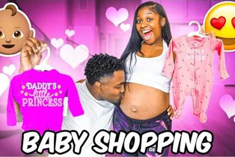 WE WENT SHOPPING FOR OUR BABY GIRL 💕