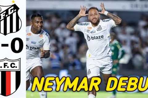 Neymar Debut 🔥 Santos FC vs Botafogo Highlights &amp; All Goals 2025