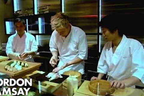 Learning to make Sushi | Gordon Ramsay
