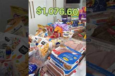 $1,000 Monthly Grocery Haul