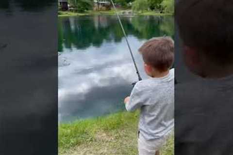 Easiest fishing lure for kids.