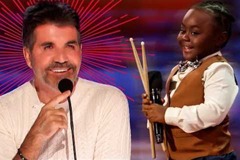 ADORABLE Kid Drummer SHOCKS the AGT Judges!