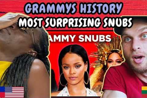 REACTION TO Most Surprising Snubs in Grammy History | FIRST TIME WATCHING