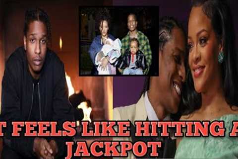 A$AP Rocky Said Having Rihanna as a Partner and Mother of His Kids Feels Like Hitting a Jackpot...