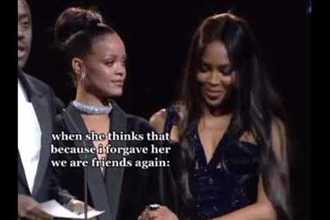 Naomi Campbell Asking Rihanna If She's High #shorts