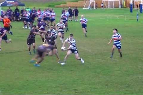 An example of a massive legal rugby tackle
