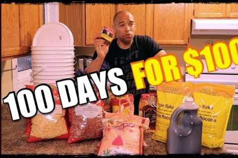 100 Days Worth of Food for $100: LASTS 25 YEARS!