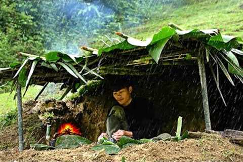 200 Days of survival in the wild, Fishing Traps, Catch and Cook. Bushcraft Survival Shelter