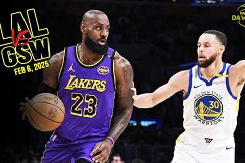 Los Angeles Lakers Full Team Highlights vs Warriors | Feb 6, 2025 | FreeDawkins