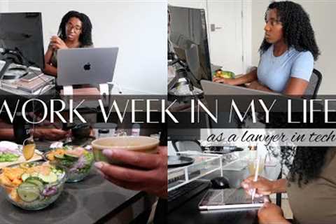 WORK WEEK IN MY LIFE AS A LAWYER IN TECH | Life as a product counsel during a busy week