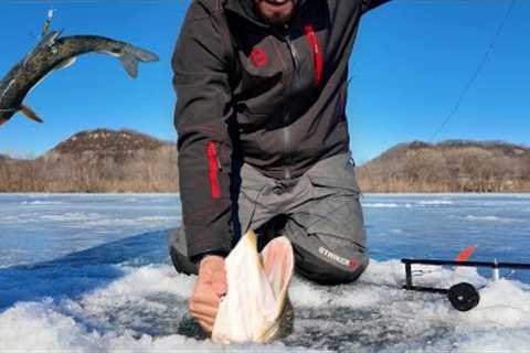 Ice Fishing for River Monsters!