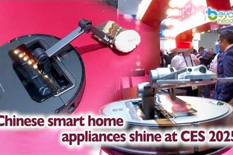 Chinese smart home appliances shine at CES 2025