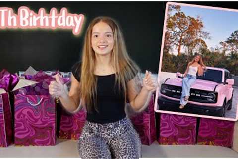 Surprising Emily with 16 gifts for her 16th Birthday 🎂 | SISTER FOREVER