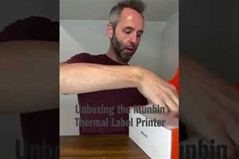 Unboxing the Munbin Thermal Label Printer