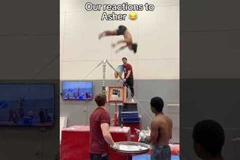I was in emotional distress 😂 #gymnastics #gymnast #sports #fail #fails #olympics #olympian #sport