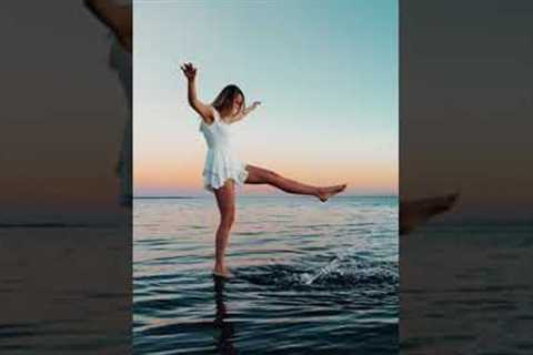 WALK ON WATER PHOTO IDEA! 🌊📸 #shorts #photography #creative