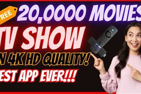 Replace Kodi for FREE TV Shows &amp; Movies - 20,000+ titles in 4K!