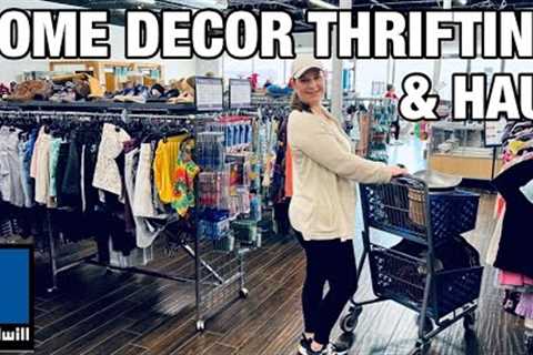 HOME DECOR THRIFTING IN GOODWILL! A fun Thrift Store Shopping trip &amp; Haul!