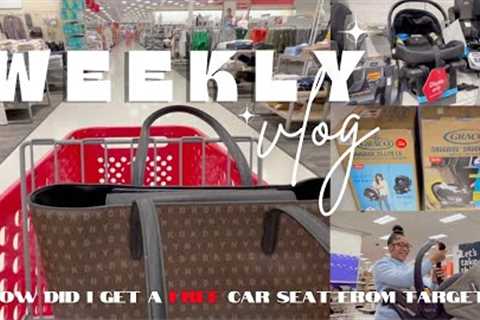vlog: BABY SHOPPING 🤰Picking Out a NEW CARSEAT + NEW PREGNANCY SYMPTOMS #firstimemom ♡