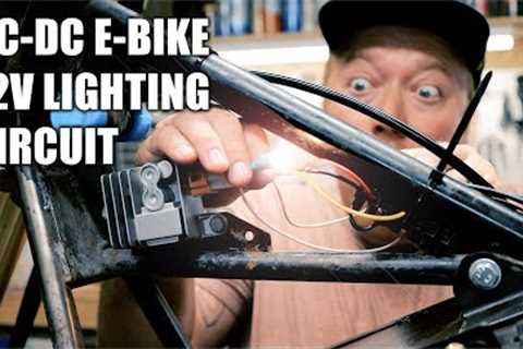 72v DC to DC 12V Converter Electric E Bike DIY light wiring tips and tricks