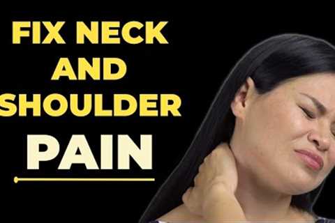 Neck PAIN SITTING AT a Desk? How to Fix Neck &amp; Shoulder Pain (10 Min INSTANT RELIEF)