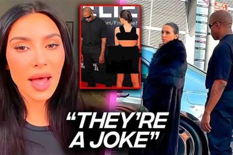 Kim Kardashian Clowns Kanye For Getting Thrown Out Of Grammys | Kanye Is P1mping Bianca?