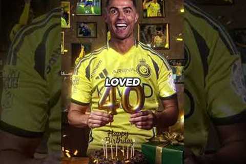CRISTIANO RONALDO TURNS 40 🥹 LET'S GIVE HIM A BIRTHDAY GIFT TOGETHER 🎁🥳