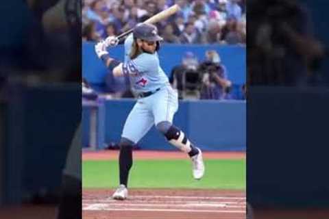 Bo Bichette Slow Motion Home Run Baseball Swing