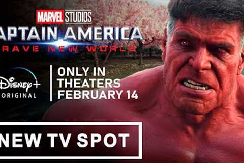 CAPTAIN AMERICA BRAVE NEW WORLD TV SPOT!! (ANGRY RED HULK TRAILER‼️) | captain america trailer