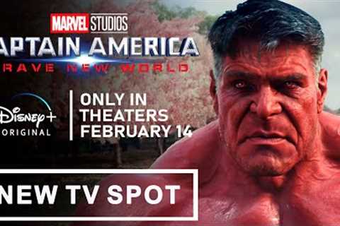 CAPTAIN AMERICA BRAVE NEW WORLD TV SPOT!! (RED HULK TRAILER‼️) | captain america trailer