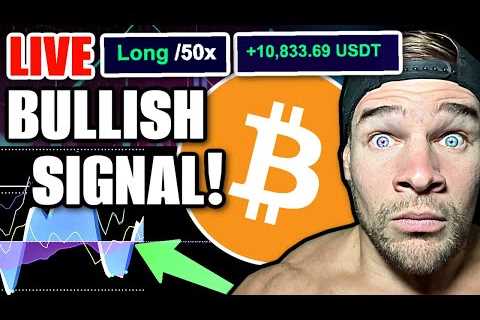 LIVE CRYPTO TRADING - Bitcoin Bouncing From KEY SUPPORT! Bullish SIGNAL Printing NOW!