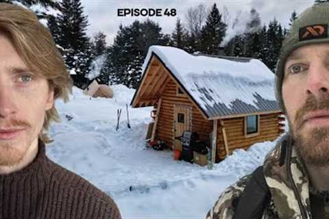 Portable Sauna, Road Building |EP48| with @Off-Grid-Island Log Cabin Build on Off-Grid Homestead