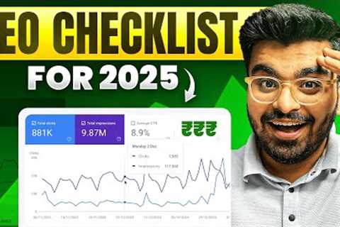 SEO Checklist 2025 In Hindi | SEO Seekhne Ka Best Tarika | Complete Roadmap To Start SEO In 2025
