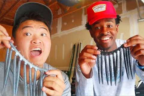 FIRST Time MAKING My Own SOFT PLASTICS!! (ft. LarryMelton, Jr.)