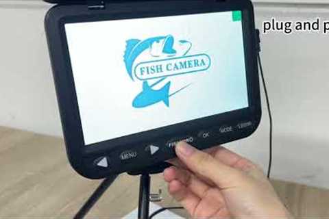 FishPRO [2024 Upgrade] HD1080P Underwater Fishing Camera w/7'' IPS Monitor