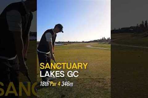 One hole vlog - one of the best finishing holes in golf!! #golf
