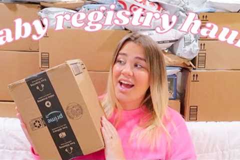 ✨another✨huge baby registry haul! first time mom! 2023