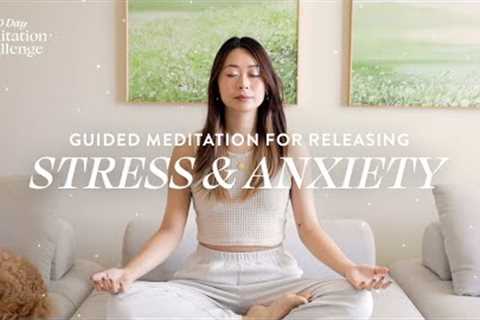 10 Minute Meditation to Release Stress &amp; Anxiety | Total Body Relaxation