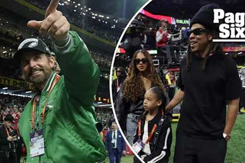 Bradley Cooper, Jay-Z and more celebrities at Super Bowl 2025