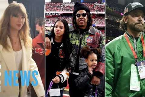Taylor Swift, Bradley Cooper &amp; More Celebs at the Big Game | Super Bowl 2025 | E! News