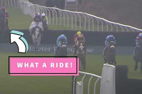 What a ride! Harry Cobden masterclass aboard Credo at Exeter | Racing TV