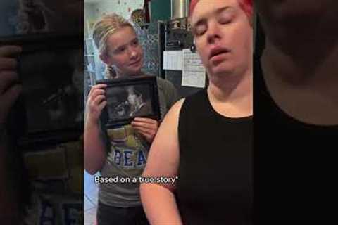 Like mother like daughter.  #mommacusses #funny #parenting