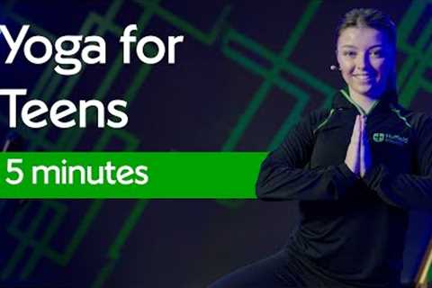 5-minute yoga for teens with Jess | Improve strength and flexibility
