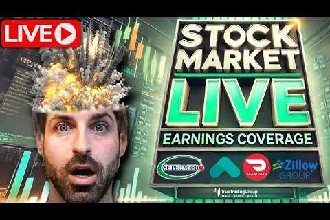 Stock Market Live SMCI Earnings, UPST, DASH &amp; More, CPI Data Prep &amp; How To Make Money..