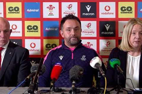 Welsh Rugby Union hold press conference after Warren Gatland departure as head coach