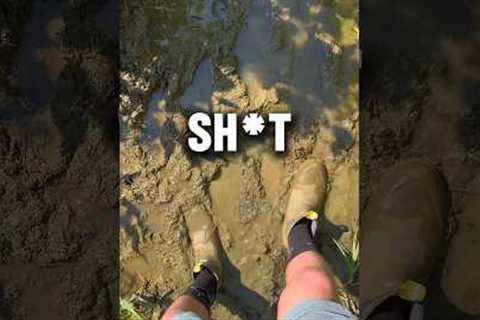 Fishing in a MUDDY SWAMP! 😳🎣